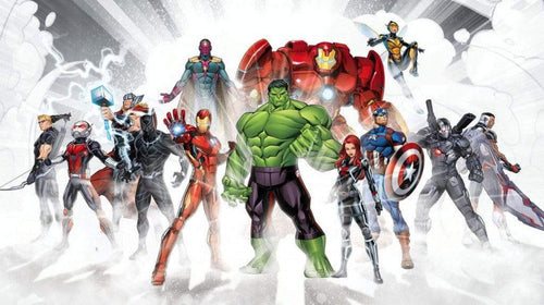 Komar Avengers Unite Non Woven Wall Mural 500x280cm 10 Panels | Yourdecoration.co.uk