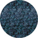 Komar Azul Wall Mural 125x125cm Round | Yourdecoration.co.uk