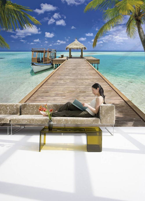 Komar Beach Resort Wall Mural 368x254cm | Yourdecoration.co.uk