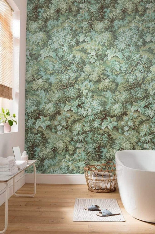 Komar Botanique Vert Non Woven Wall Mural 300x280cm 6 Panels Ambiance | Yourdecoration.co.uk