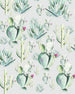 Komar Cactus Grey Non Woven Wall Mural 200x250cm 2 Panels | Yourdecoration.co.uk