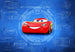 Komar Cars 3 Blueprint Wall Mural 368x254cm | Yourdecoration.co.uk