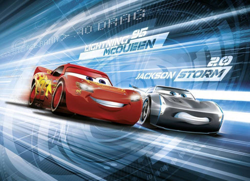 Komar Cars 3 Simulation Wall Mural 254x184cm | Yourdecoration.co.uk