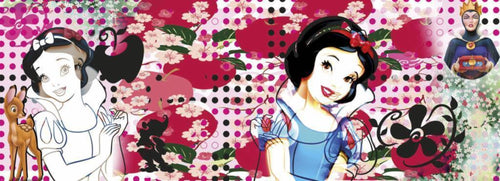 Komar Charming Snow White Wall Mural 202x73cm | Yourdecoration.co.uk