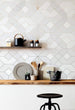 Komar Coquilles Blanches Non Woven Wall Mural 150x280cm 3 Panels Ambiance | Yourdecoration.co.uk