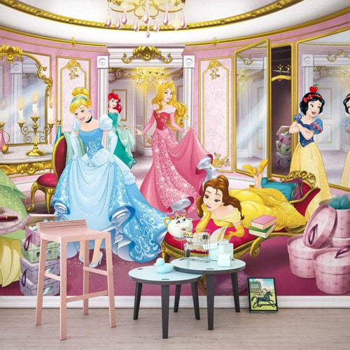 Komar Disney Princess Mirror Wall Mural 368x254cm 8 Parts Ambiance | Yourdecoration.co.uk