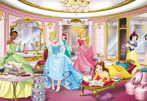 Komar Disney Princess Mirror Wall Mural 368x254cm 8 Parts | Yourdecoration.co.uk