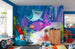 Komar Dory Aqua Party Non Woven Wall Mural 300x280cm 6 Panels Ambiance | Yourdecoration.co.uk