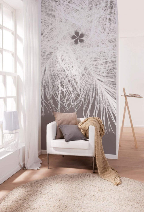 Komar Federkern Wall Mural 100x250cm 2 Panels Ambiance | Yourdecoration.co.uk