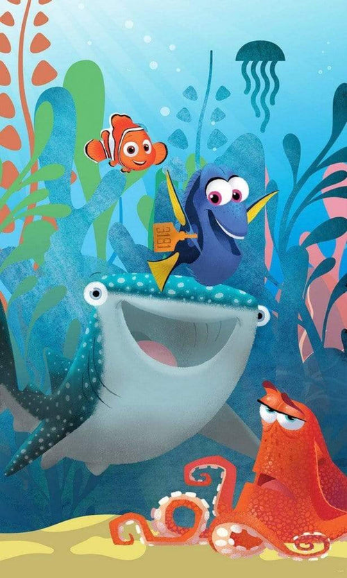 Komar Finding Dory Aquarell Non Woven Wall Mural 150x250cm 3 Panels | Yourdecoration.co.uk