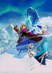 Komar Frozen Elsas Magic Non Woven Wall Mural 200x280cm 4 Panels | Yourdecoration.co.uk