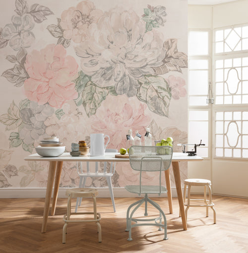 Komar Gardenia Non Woven Wall Murals 250x250cm 5 panels Ambiance | Yourdecoration.co.uk