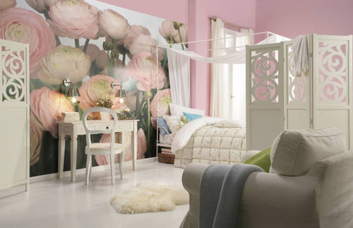 Komar Gentle Rose Wall Mural 368x254cm | Yourdecoration.co.uk