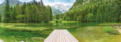 Komar Green Lake Wall Mural 368x127cm | Yourdecoration.co.uk