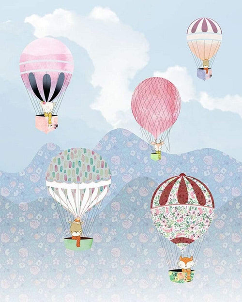 Komar Happy Balloon Non Woven Wall Mural 200x250cm 2 Panels | Yourdecoration.co.uk