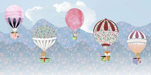 Komar Happy Balloon Non Woven Wall Mural 500x250cm 5 Panels | Yourdecoration.co.uk