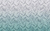 Komar Herringbone Mint Non Woven Wall Mural 400x250cm 4 Panels | Yourdecoration.co.uk