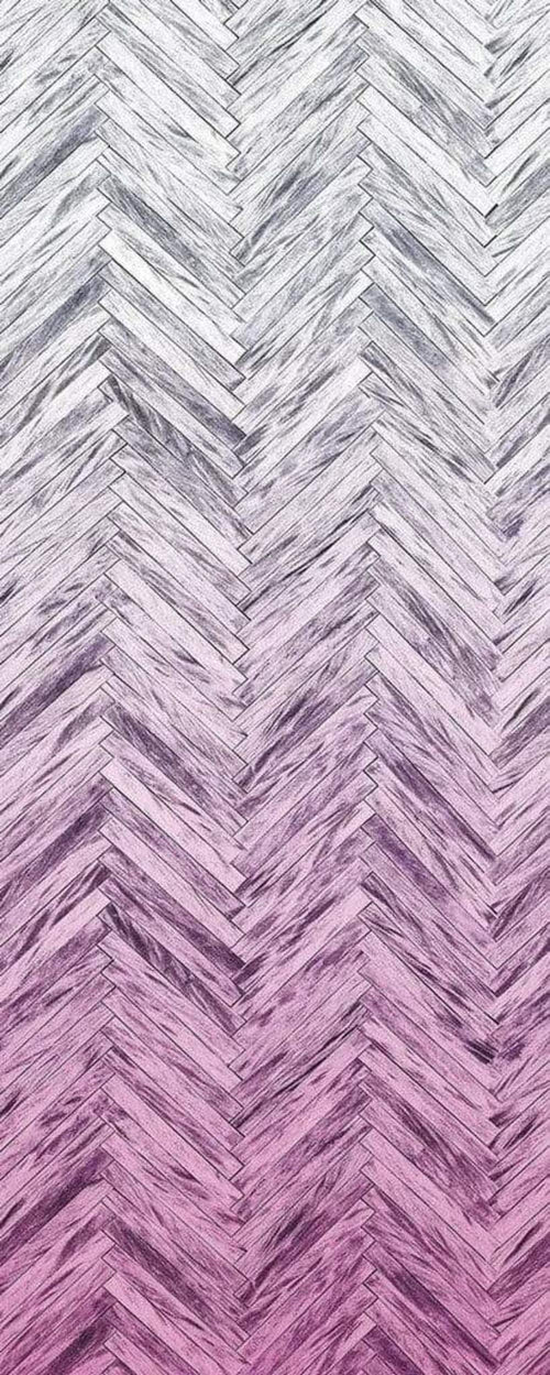 Komar Herringbone Pink Non Woven Wall Mural 100x250cm 1 baan | Yourdecoration.co.uk