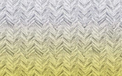 Komar Herringbone Yellow Non Woven Wall Mural 400x250cm 4 Panels | Yourdecoration.co.uk