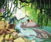 Komar Jungle Book Swimming with Baloo Wall Mural 368x254cm 8 Parts | Yourdecoration.co.uk