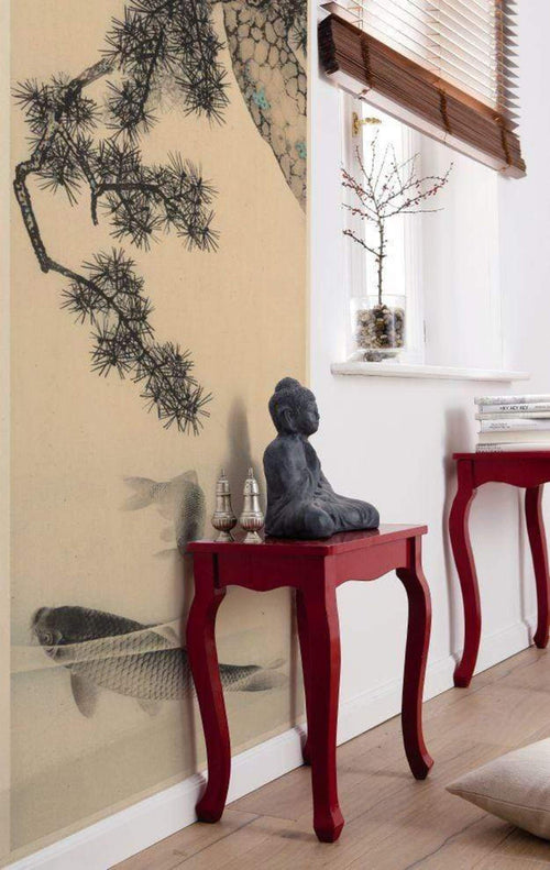 Komar Koi Wall Mural 100x250cm 2 Panels Ambiance | Yourdecoration.co.uk