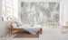 Komar Linierte Lilien Non Woven Wall Murals 400x250cm 4 panels Ambiance | Yourdecoration.co.uk