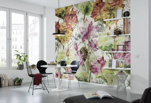 Komar Lotus Non Woven Wall Mural 368x248cm | Yourdecoration.co.uk