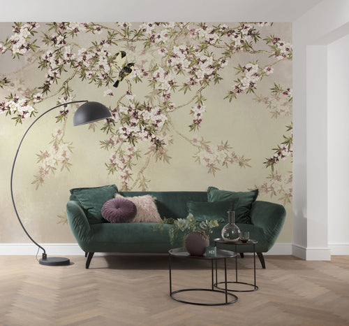 Komar Love Birds Non Woven Wall Murals 300x250cm 6 panels Ambiance | Yourdecoration.co.uk