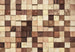 Komar Lumbercheck Wall Mural 368x254cm | Yourdecoration.co.uk