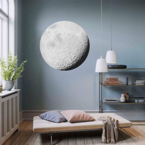 Komar Luna Wall Mural 125x125cm Round Ambiance | Yourdecoration.co.uk