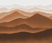 Komar Macchiato Mountains Non Woven Wall Murals 300x250cm 6 panels | Yourdecoration.co.uk