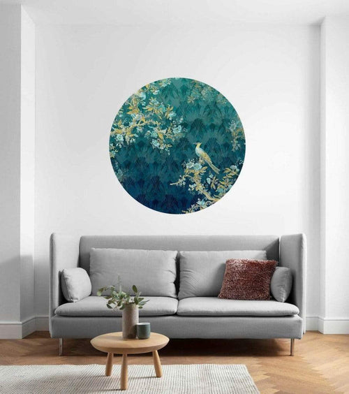 Komar Majestic Wall Mural 125x125cm Round Ambiance | Yourdecoration.co.uk