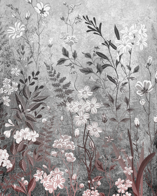 Komar Moonlight Flowers Non Woven Wall Murals 200x250cm 4 panels | Yourdecoration.co.uk