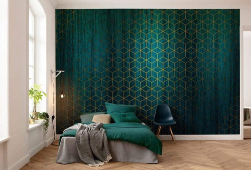 Komar Mystique Vert Non Woven Wall Mural 400x280cm 8 Panels Ambiance | Yourdecoration.co.uk