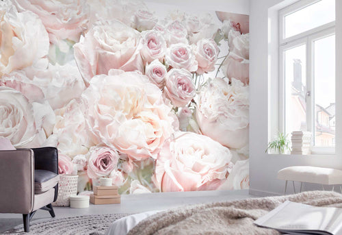 Komar Non Woven Wall Mural 8 976 Spring Roses Interieur | Yourdecoration.co.uk