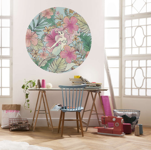 Komar Non Woven Wall Mural Dd1 001 Ariel Ocean Flowers Interieur | Yourdecoration.co.uk