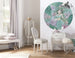 Komar Non Woven Wall Mural Dd1 004 Jasmin Elegant Mint Interieur | Yourdecoration.co.uk