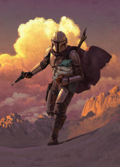 Komar Non Woven Wall Mural Iadx4 020 Mandalorian Escape | Yourdecoration.co.uk