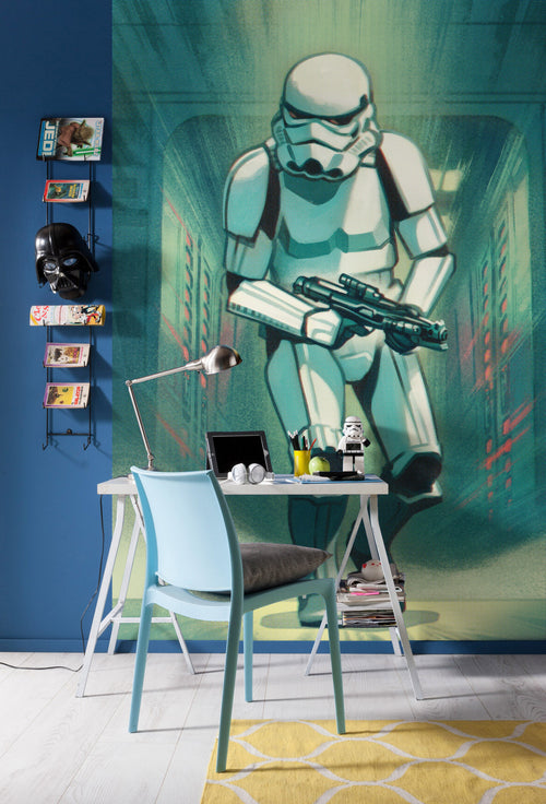 Komar Non Woven Wall Mural Iadx4 024 Mandalorian Stormtrooper Print Interieur | Yourdecoration.co.uk