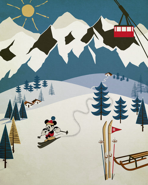 Komar Non Woven Wall Mural Iadx4 039 Mickey Alpine | Yourdecoration.co.uk