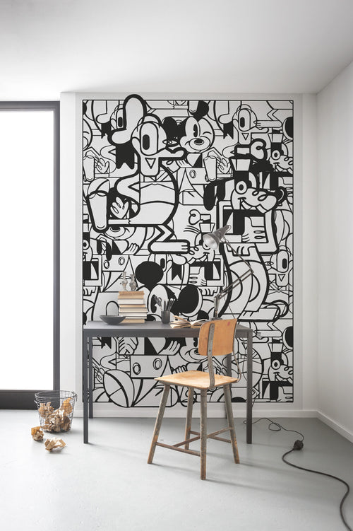 Komar Non Woven Wall Mural Iadx4 058 Mickey Constructive Interieur | Yourdecoration.co.uk