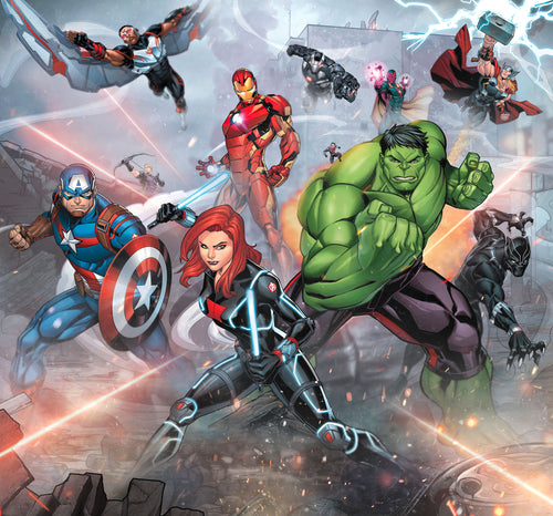 Komar Non Woven Wall Mural Iadx6 074 Avengers Street Revenge | Yourdecoration.co.uk