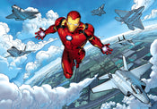 Komar Non Woven Wall Mural Iadx8 062 Iron Man Flight | Yourdecoration.co.uk