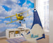 Komar Biplane Non Woven Wall Mural 400x250cm 8 Panels Ambiance | Yourdecoration.co.uk