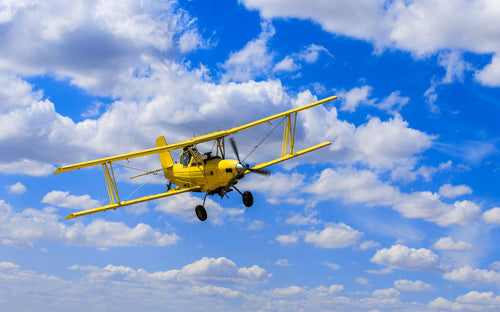 Komar Biplane Non Woven Wall Mural 400x250cm 8 Panels | Yourdecoration.co.uk