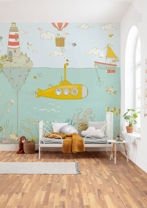 Komar Non Woven Wall Mural Iax6 0014 Sealife Interieur | Yourdecoration.co.uk