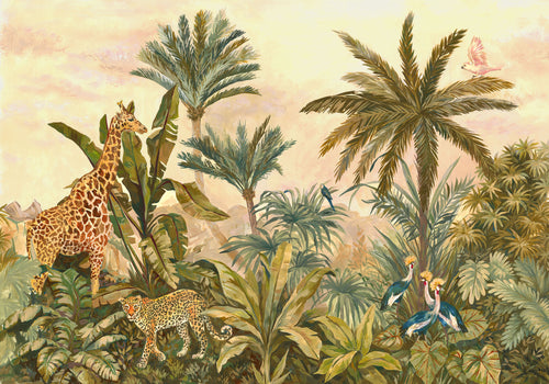 Komar Non Woven Wall Mural Iax8 0005 Tropical Vintage Garden | Yourdecoration.co.uk