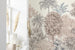 Komar Non Woven Wall Mural Inx8 024 Painted Trees Detail | Yourdecoration.co.uk