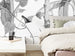 Komar Non Woven Wall Mural Inx8 082 Croissances Monochrome Detail | Yourdecoration.co.uk