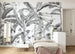 Komar Non Woven Wall Mural Inx8 082 Croissances Monochrome Interieur | Yourdecoration.co.uk